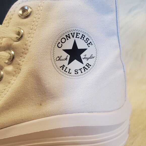 NEW Converse WMNS CTAS MOVE WHITE 568498C Platforms Sneakers - Picture 6 of 10